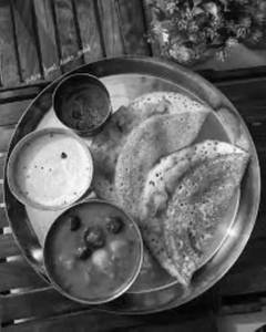 Kal Masala Dosa - Sambar (2 Nos with 1 Extra Chutney and choice of Sambar)