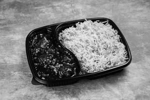 Veg Fried Rice + Veg Manchurian Gravy
