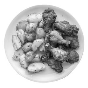 Fried chicken wedgets