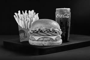 Tandoori Chicken Pepperoni Burger Combo