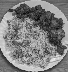 Chicken Lollipop Rice