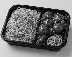 Veg Manchurian Gravy With Noodles