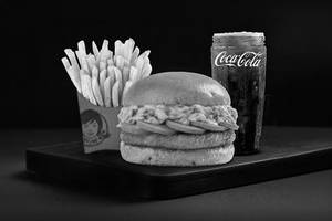 Crispy Chicken Pepperoni Burger Combo