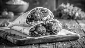 Non Veg Falafel Wrap