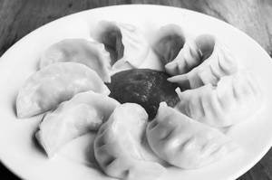 Mexican chicken momos
