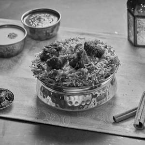 Double Masala Single Mutton Biryani