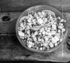Paneer corn salad