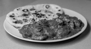 Roti With Chicken Kosha Combo [2 piece roti & 3 piece chicken]]
