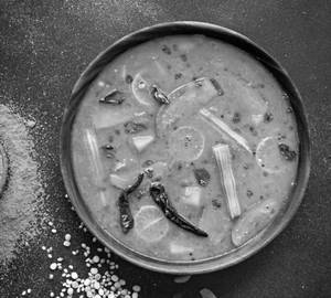 White Rice+Sambar (Serves One)