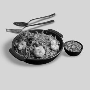 Chilli Garlic Noodles Prawns