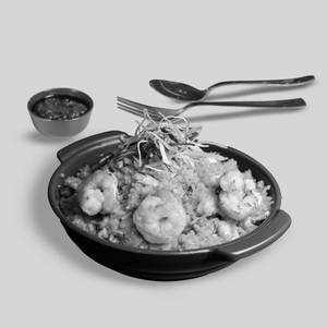 Tom Yum Rice Prawns
