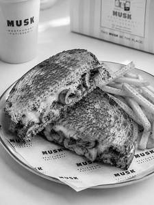 Garlic Mushroom Sourdough Meltwich