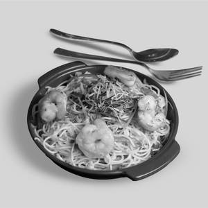 Wok Noodles Prawns
