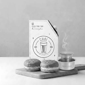 Indian Filter Coffee (250 Ml) With 2 Maska Bun