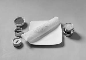 1 Mini Dosa + Butter Milk