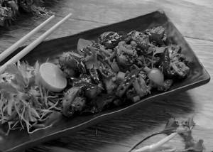 Spicy Chilli Garlic Mushroom Dry