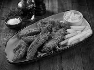 Battered Fish- N-chips
