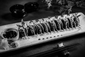 ASPARAGUS & Cream Cheese Roll - Blue Pea Rice