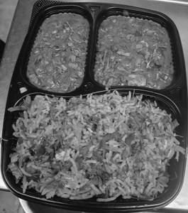 Veg Pulao Matar Paneer