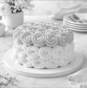 Eggless French Vanilla Cake