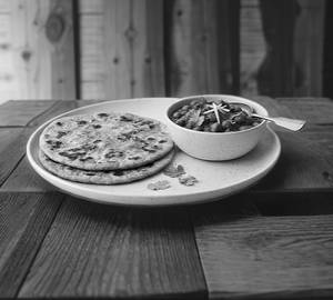 Aloo Paratha with Chola