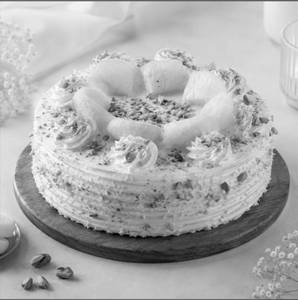 Eggless Shahi Rasmalai Delight Cake