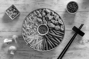 Chinese - Schezwan Mushroom Rice Bowl