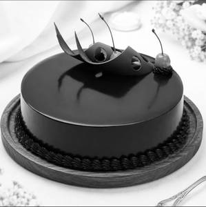 Eggless Dutch Truffle Cake