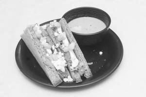 Cheese corn sandwich