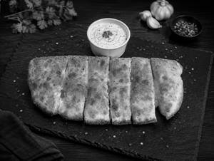 Jalapeno Mozzarella Cheese Garlic Bread With Garlic Ranch Dip