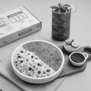 Dal Tadka Rice Bowl with Classic Mint Lemonade