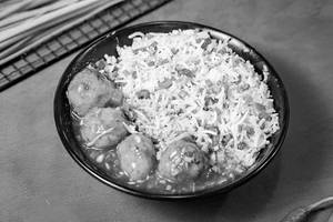 Veg Manchurian Rice/noodle Bowl