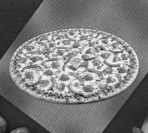 Melted magic double cheese pizza [7 inches] [serves 2]