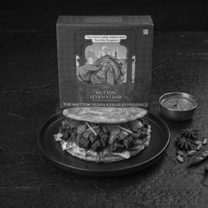 Mutton Seekh Parantha Burger