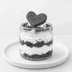 Red Velvet Cream Cheese Jar