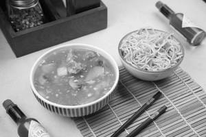 Veg Cantonese White Gravy Noodles