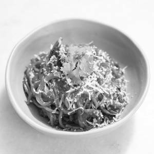 Rosemary Purple Sweet Potato Spaghetti