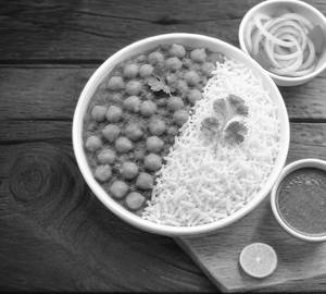 Chole Rice Thali