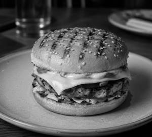 Paneer cheese burger