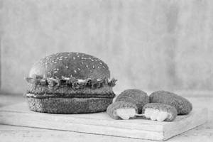 Chicken Steak Cheesy Nads Burger Meal