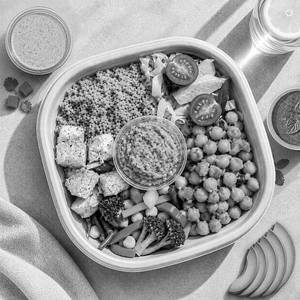 Avocado Chickpea Paneer Signature Bowl