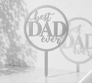 Best Dad Ever Cake Topper