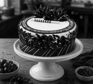 Eggless Black Forest Cake (1Kg)