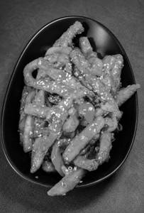 Honey chilli potato