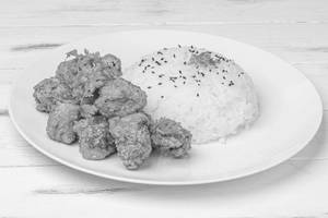 Popcorn Chicken Egg Rice Bowl Pocket Friendly [ 5 piece of popcorn chicken]