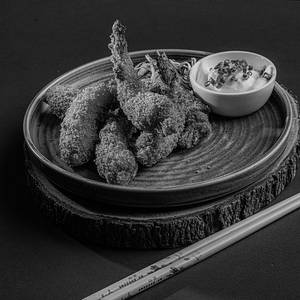 Golden Fried Prawns