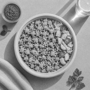 Boiled Chickpea Protein Lite Bowl