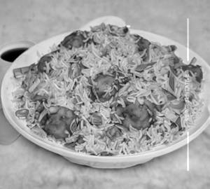 Chicken Manchurian Fried Rice