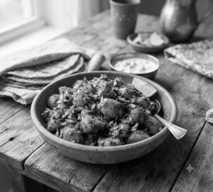 Red Aloo Sukhi Bhaji