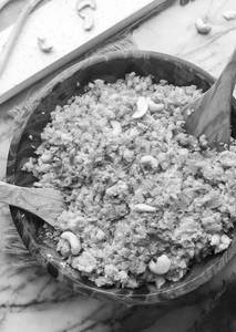 Egg cauliflower fried rice                                                                                                                             